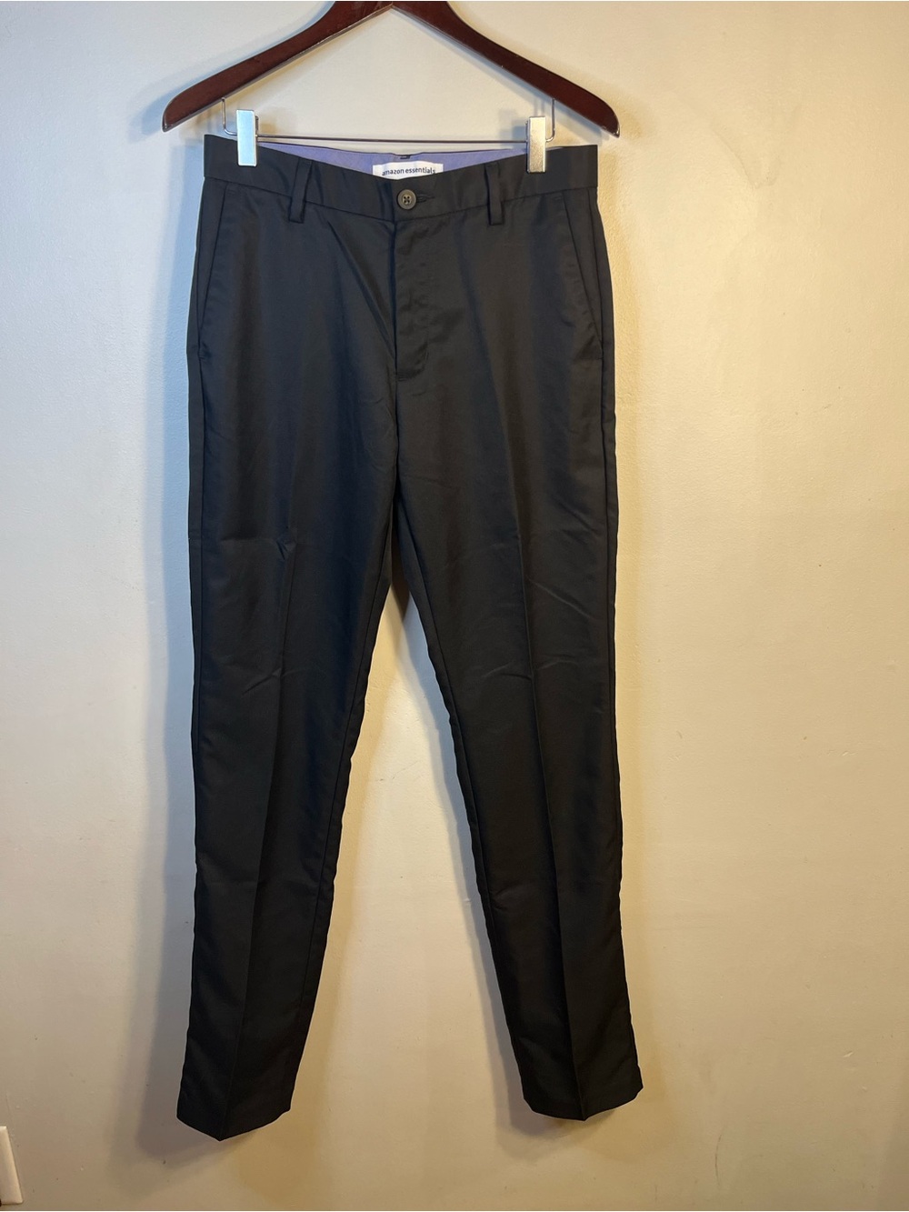 Black Dress Pants Slim Fit 30x34